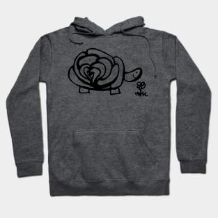 Turtle Rose to Smell the Flower Hoodie